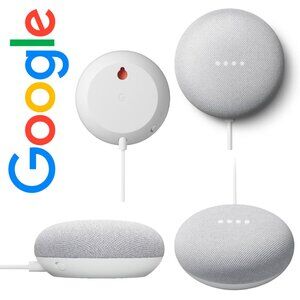 Google Nest Mini, 2nd Generation, Bluetooth Speaker, Light Gray Color
